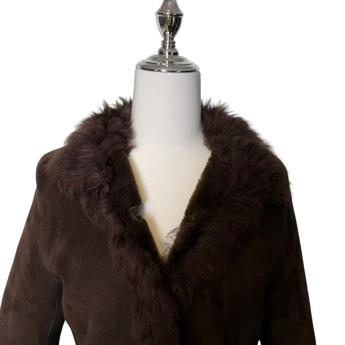 FRAMEWORK BROWN SHEARLING MOUTON FUR SHEEPSKIN LEATHER COAT JACKET FROM JAPAN image 4