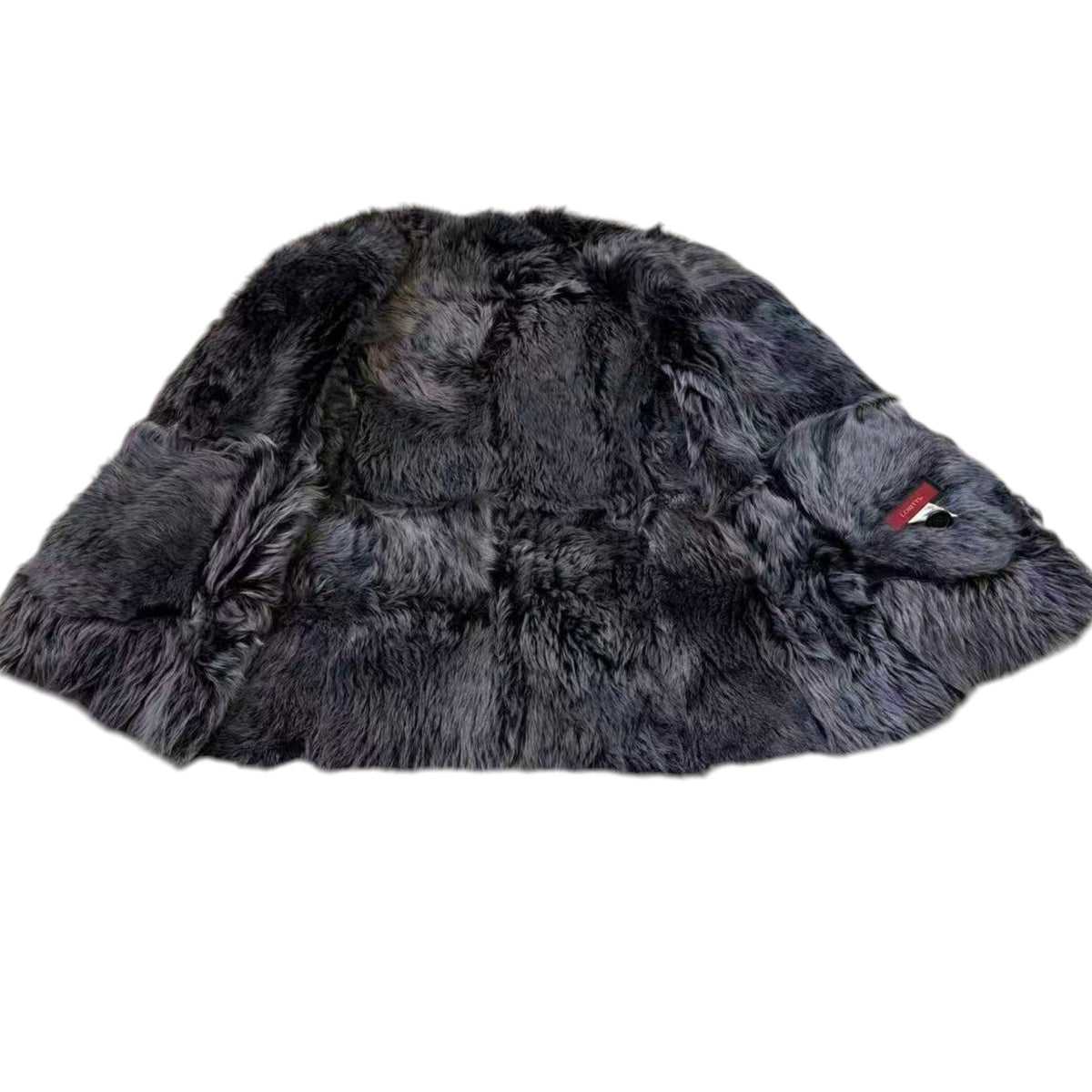 LORITTI TOSCANA SHEARLING SHEEPSKIN FUR COAT JACKET BLACK SIZE M FROM JAPAN