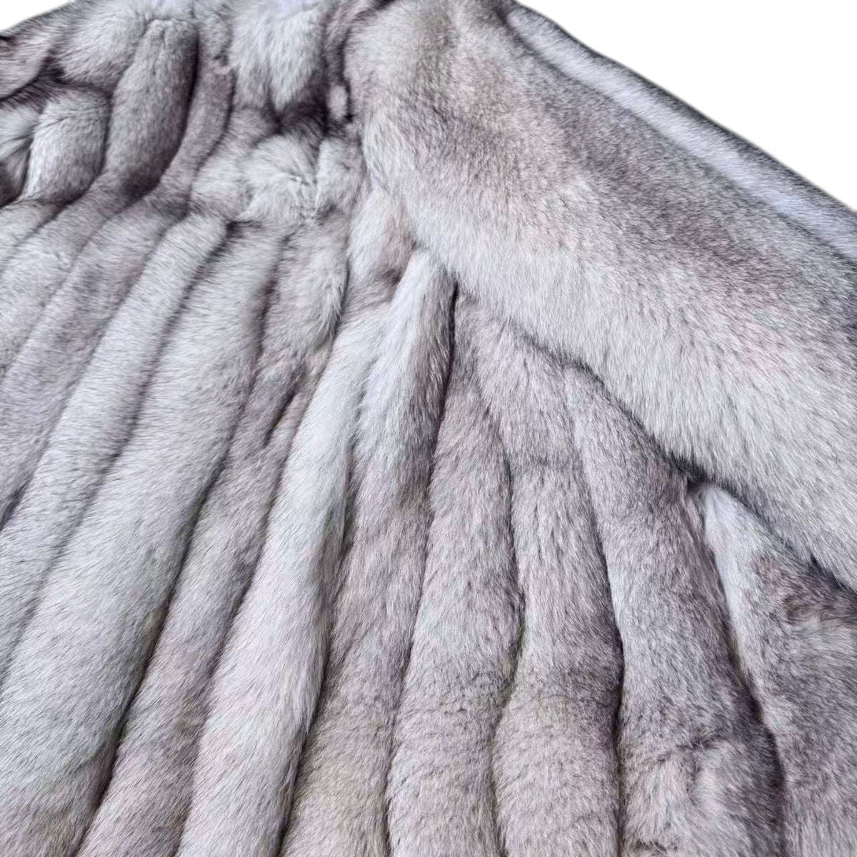 EMBA FOX REAL FUR COAT JACKET ELEGANT WARM SIZE M FINLAND