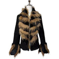 VIVAYOU Y2K REAL FUR SHEARLING JACKET COAT BLACK SIZE M FROM JAPAN image 1