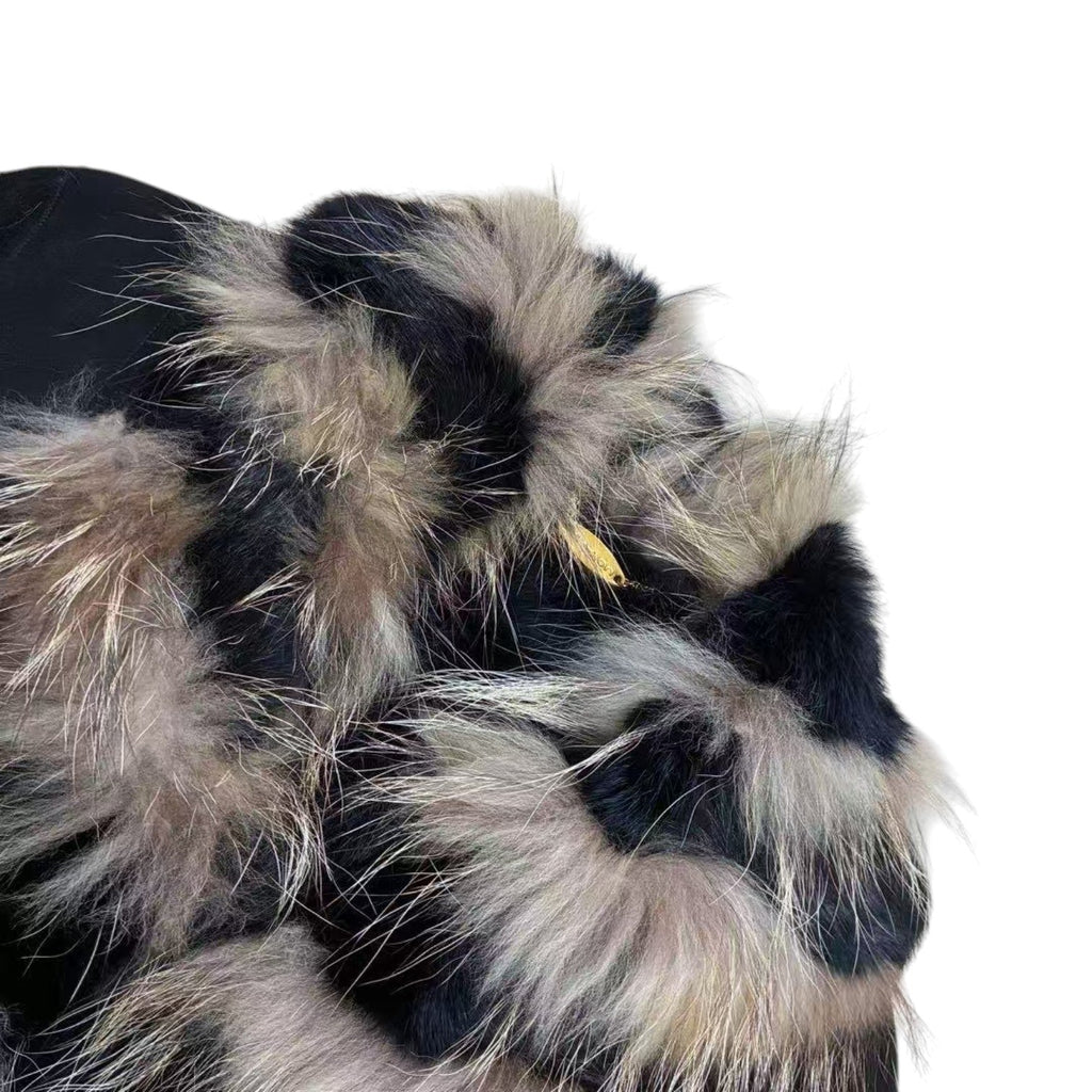 VIVAYOU Y2K REAL FUR SHEARLING JACKET COAT BLACK SIZE M FROM JAPAN image 11