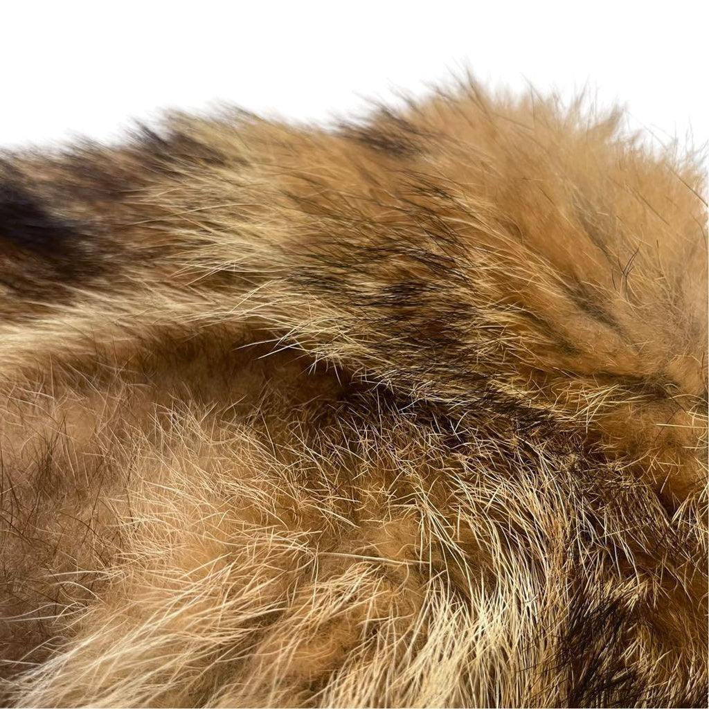 CIZENNE REAL FUR COAT JACKET 2WAY 9 M BROWN FROM JAPAN