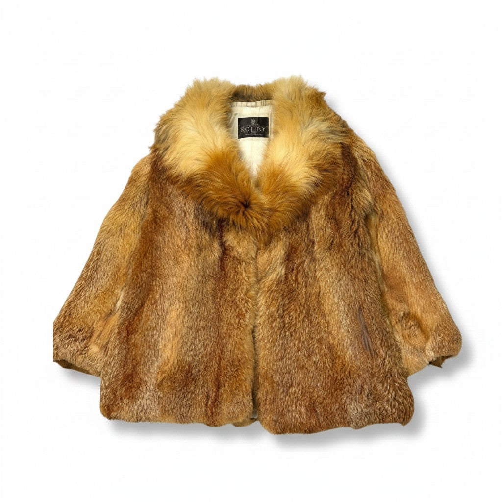 ROTINY red fox fur coat image 1