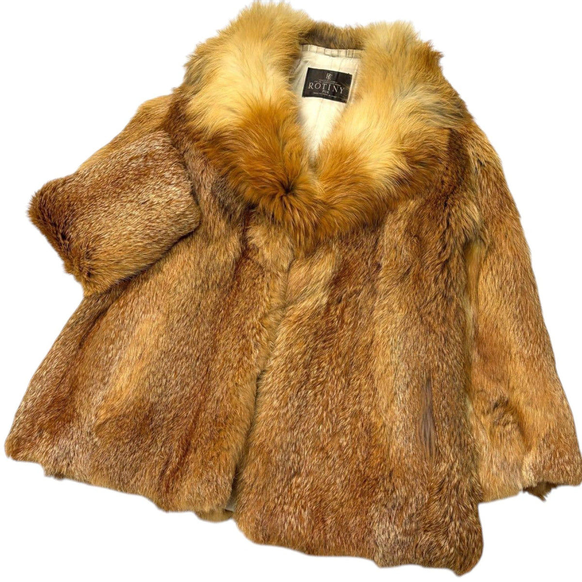 ROTINY red fox fur coat image 2