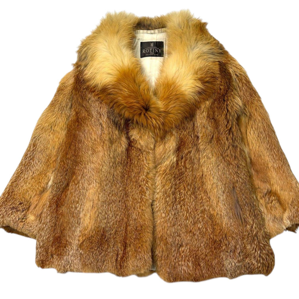 ROTINY red fox fur coat image 3