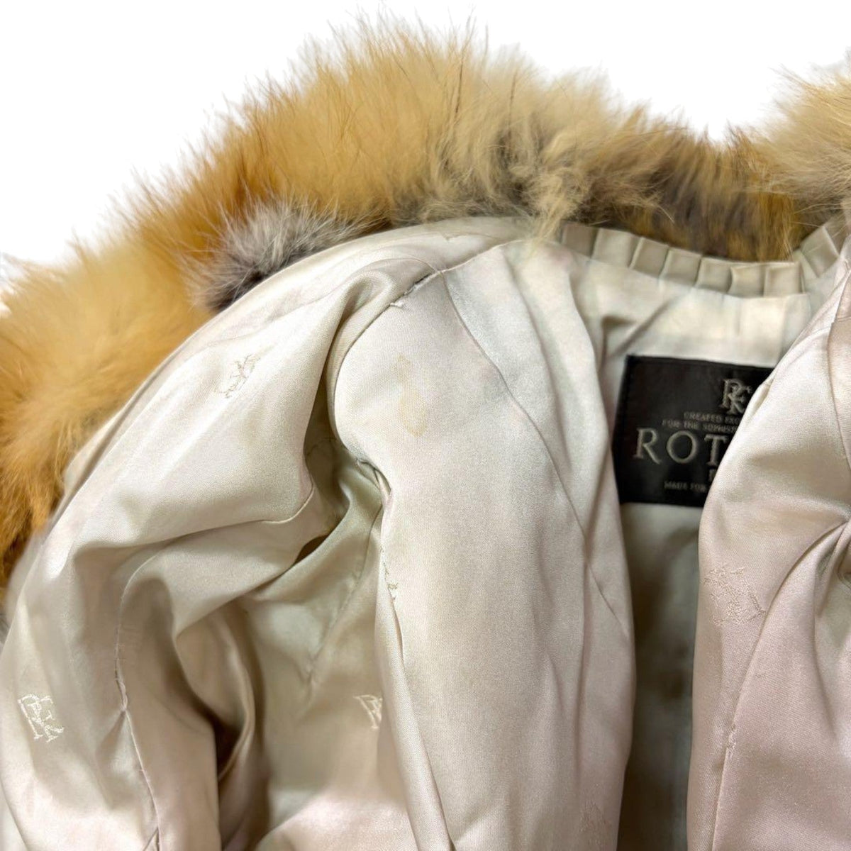ROTINY red fox fur coat image 11
