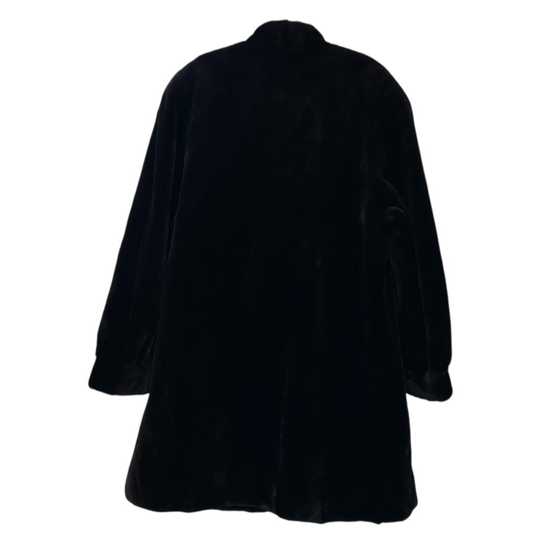 AMERICAN FUR AWARDS 4 STAR SHEARED MINK FUR LONG COAT JACKET BROWN L - image 4