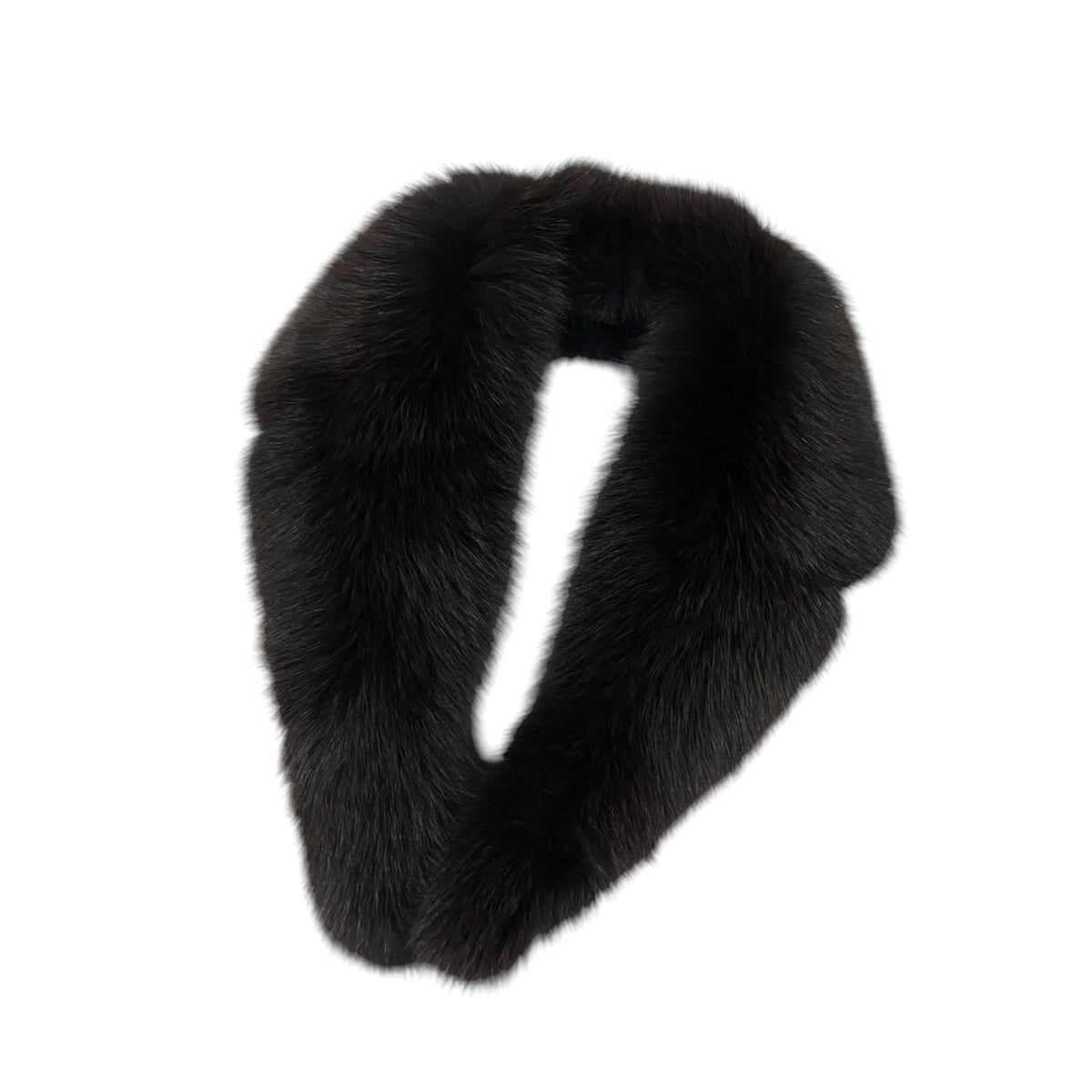 REAL SHEEPSKIN LEATHER JACKET DETACHABLE FOX FUR COLLAR NAVY SIZE 44 XL - image 9