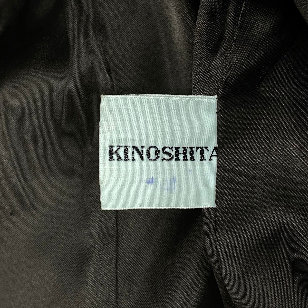 KINOSHITA REAL RACCOON FUR PATCHWORK COAT JACKET BROWN SIZE L JAPAN - image 7
