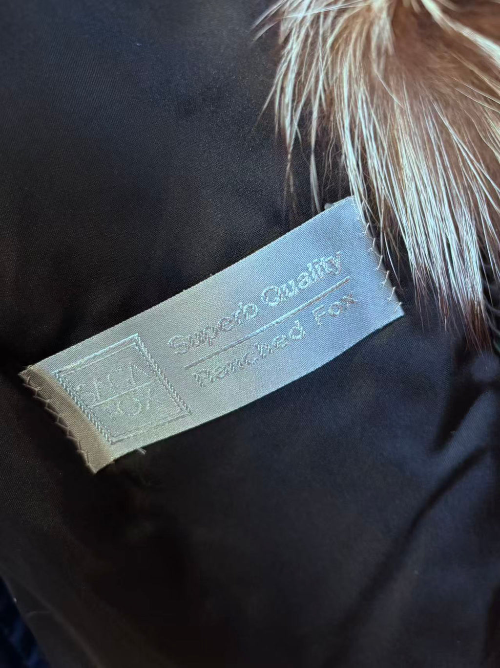 Vintage SAGA FOX silver fox fur coat - view 4