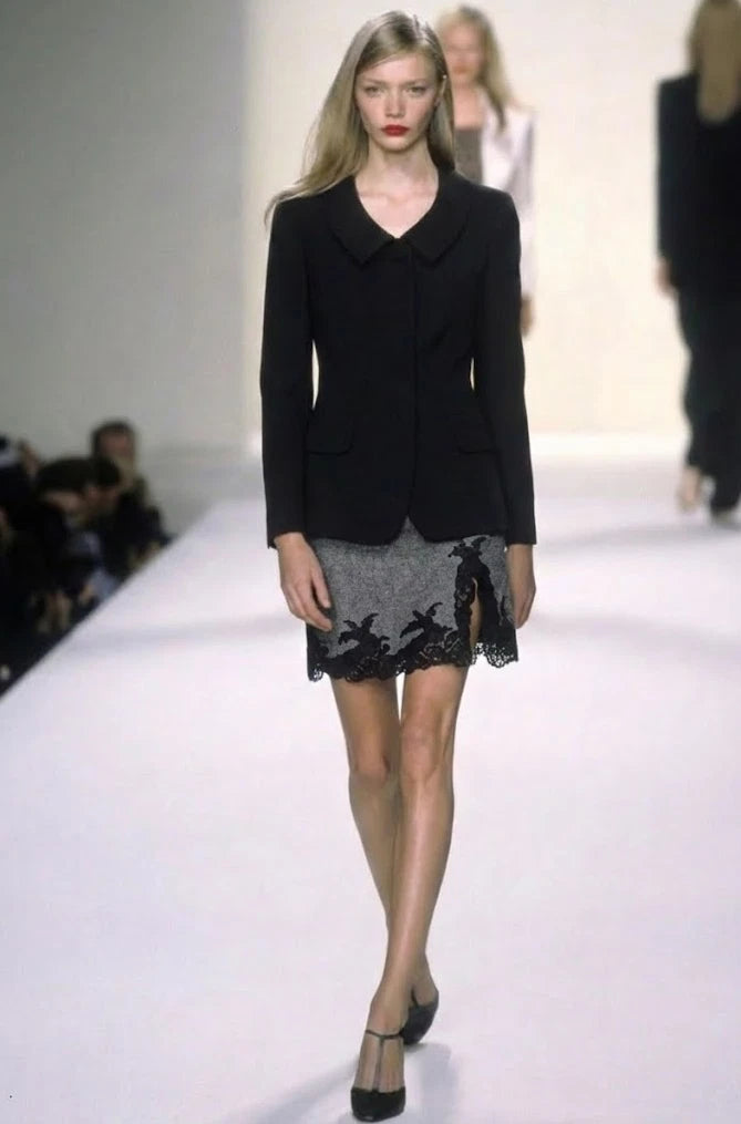 PRADA BLAZER JACKET BLACK VISCOSE SIZE IT 40
