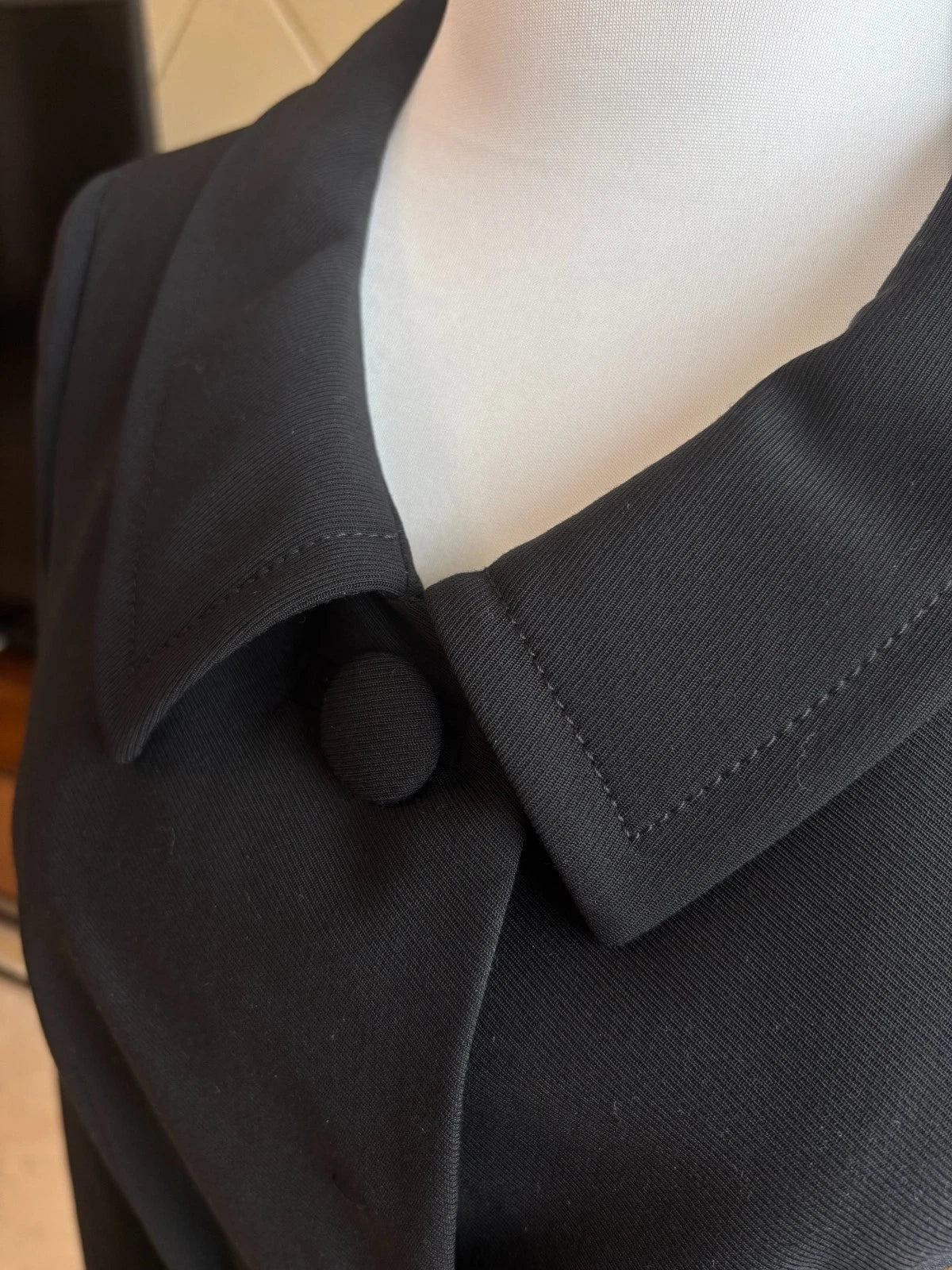 PRADA BLAZER JACKET BLACK VISCOSE SIZE IT 40